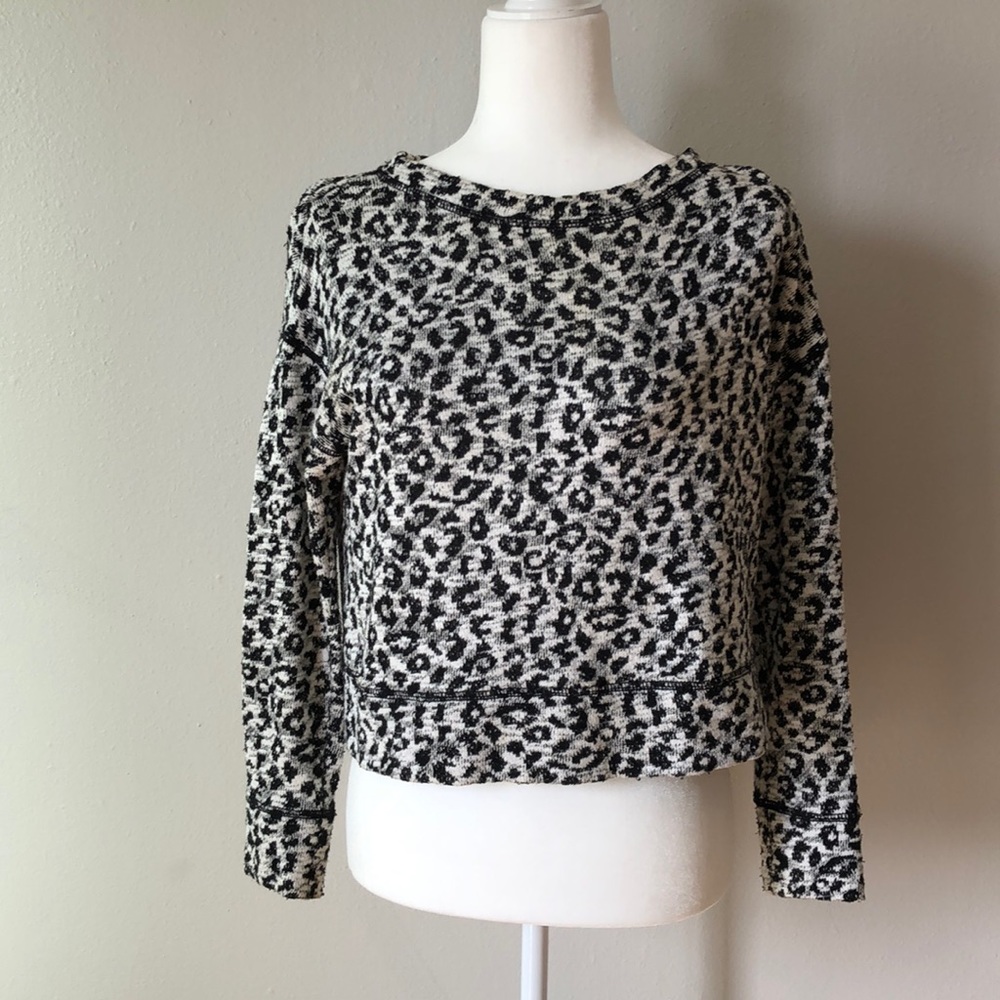 Banana Republic animal print sweater